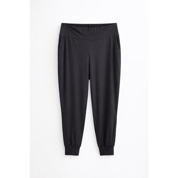 Halara Pants - NWT Halara High Waisted Cuffed Jogger Sweatpants Black Size XL